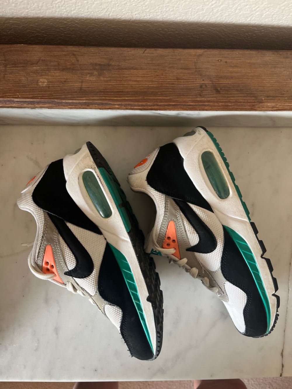 Nike Air Max Correlate Women's Shoes White/New Green/Bright Mango/Black  5.5 - Picture 5 of 9